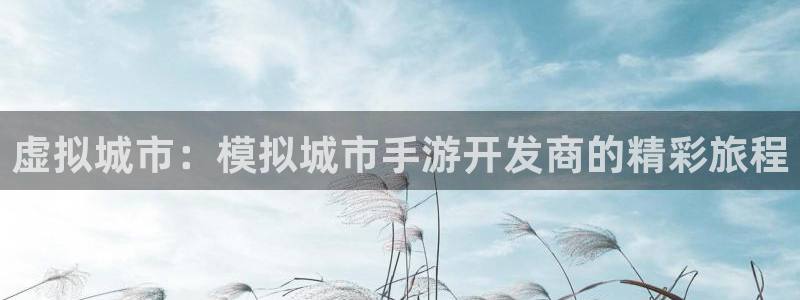 恒盛娱乐登陆：虚拟城市：模拟城市手游开发商的精彩旅程